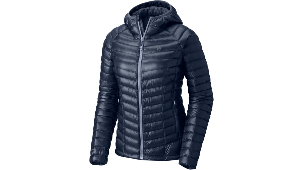 Mountain Hardwear Ghost Whisperer Hooded Down Jacket - Women's-Zinc-Medium