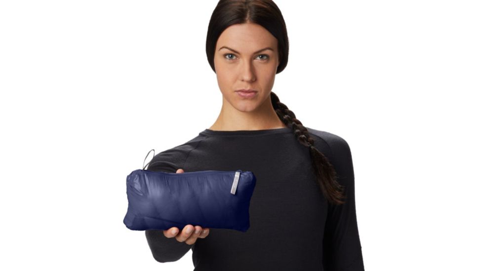 Mountain Hardwear Ghost Whisperer Hooded Down Jacket - Womens, Dark Illusion, Large, 1560931568-L