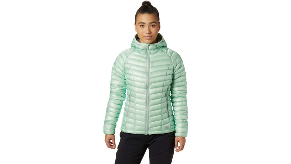 Mountain Hardwear Ghost Whisperer Hooded Down Jacket - Womens, Pristine, Extra Small, 1560931380-XS