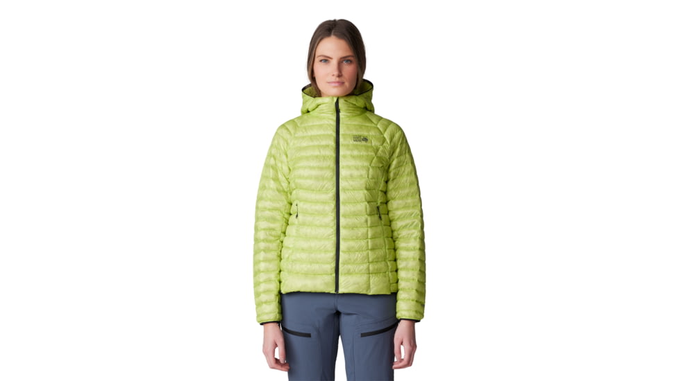 Mountain Hardwear Ghost Whisperer UL Hood Jacket - Women's, Citron Glow, XS, 2092701-378-XS