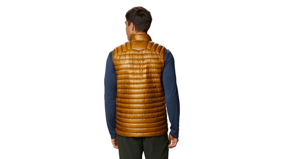 Mountain Hardwear Ghost Whisperer2 M Vest - Men's, Golden Brown, Large, OM8857233-L