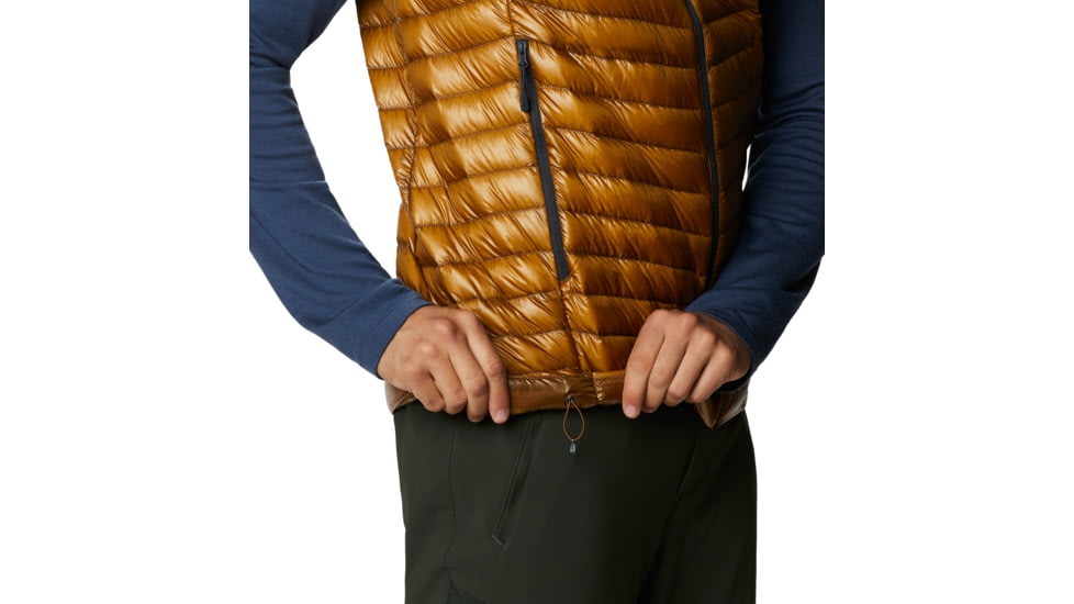 Mountain Hardwear Ghost Whisperer2 M Vest - Men's, Golden Brown, Large, OM8857233-L