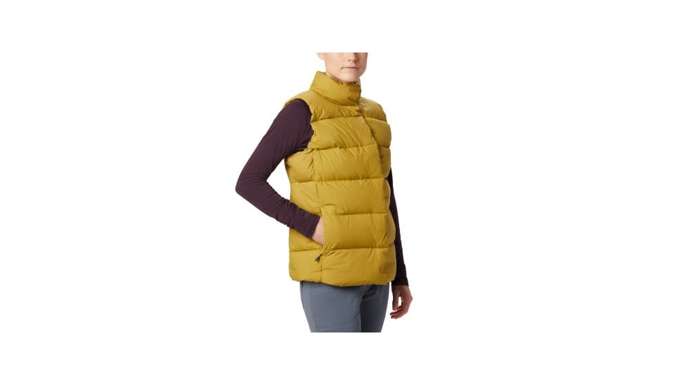 Mountain Hardwear Glacial Storm Vest - Womens, Dark Bolt, Small, 1850901236-S