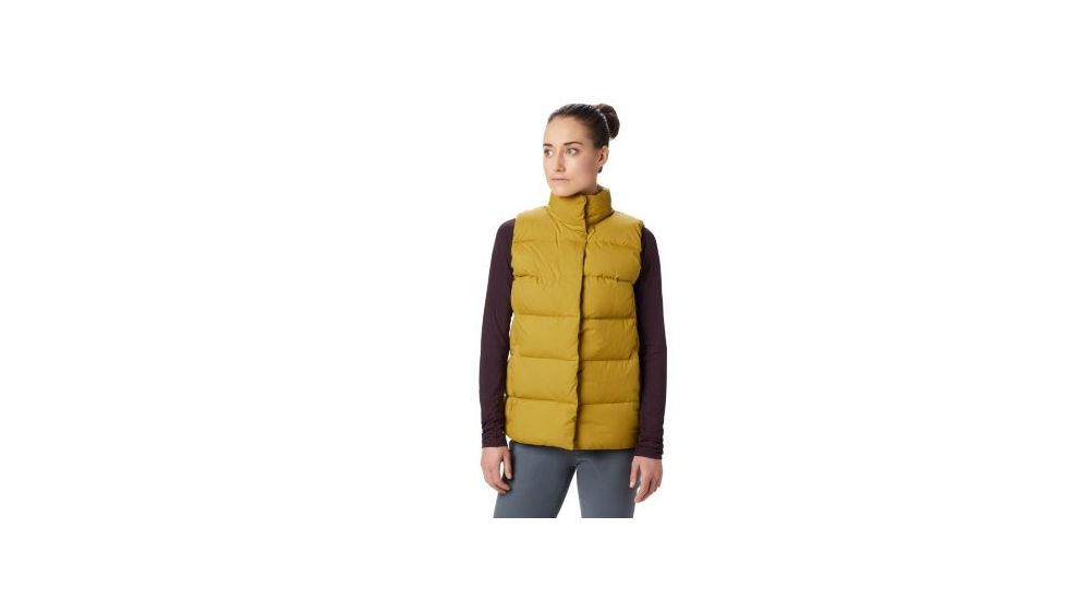 Mountain Hardwear Glacial Storm Vest - Womens, Dark Bolt, Small, 1850901236-S