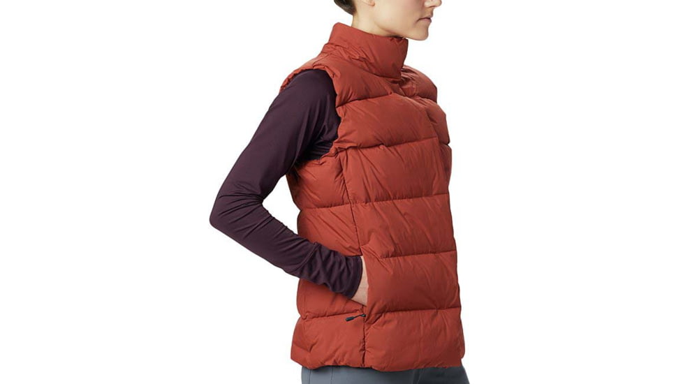 Mountain Hardwear Glacial Storm Vest - Womens, Rusted, Small, OL7802801-S
