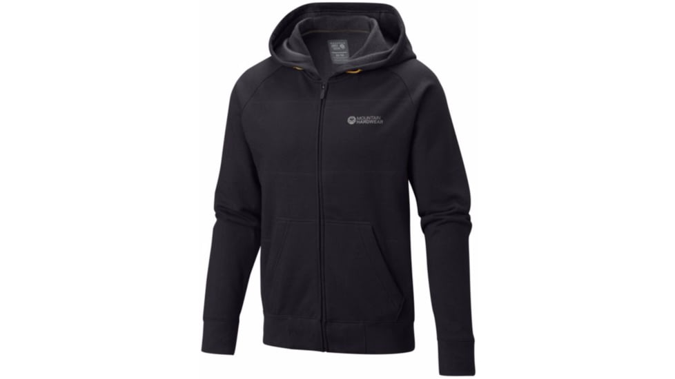 Mountain Hardwear Graphic Full Zip Hoody - Men's-Black-Small