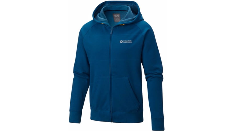 Mountain Hardwear Graphic Full Zip Hoody - Men's-Phoenix Blue-Medium