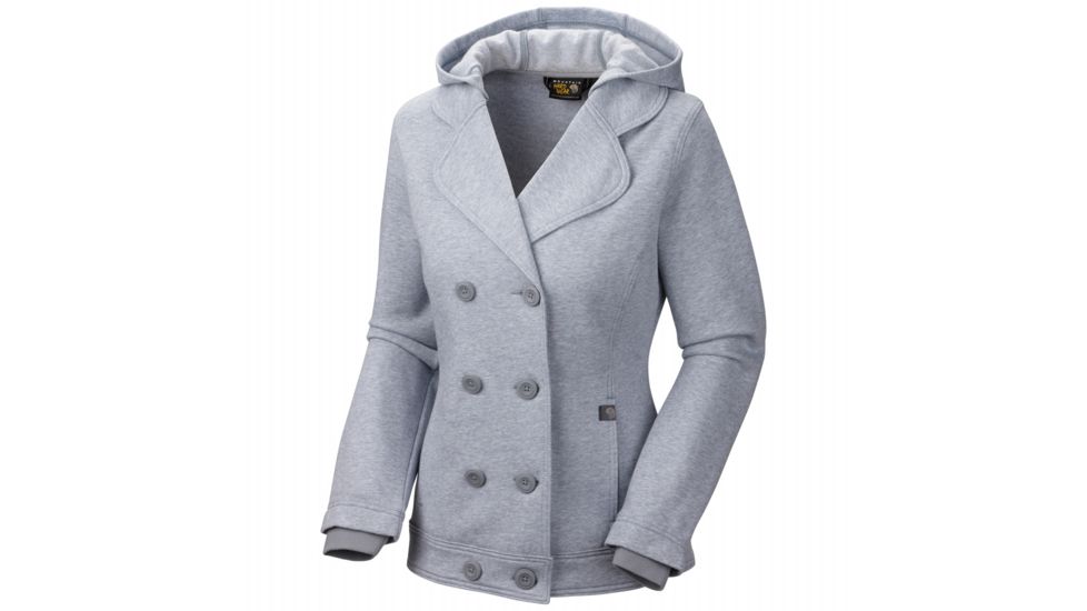 Mountain Hardwear Grettana Fleece Hoody - Women's-Tradewinds Grey-X-Large