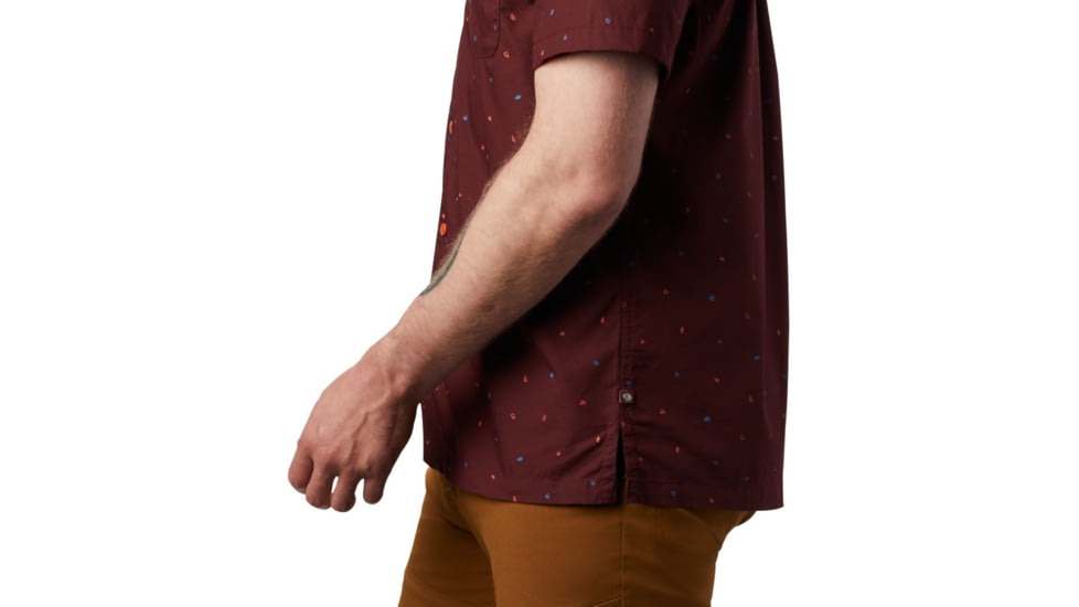 Mountain Hardwear Hand/Hold Printed Short Sleeve Shirt - Mens, Dark Umber Cam Print, Extra Large, 1879221260-DUCP-XL