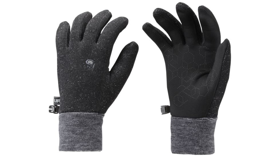 Mountain Hardwear Heavy Weight Wool Stretch Glove - Men's-Black-X-Large