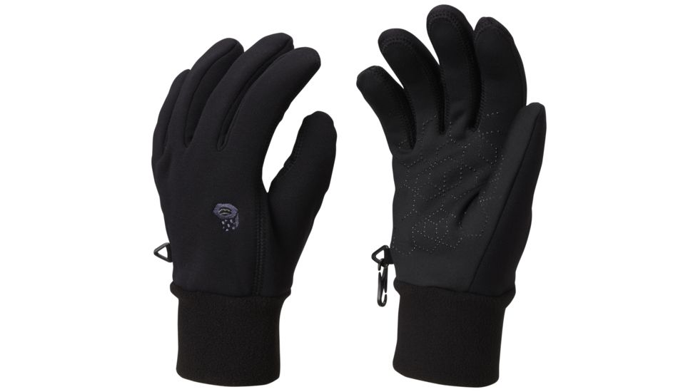 Mountain Hardwear Heavyweight Power Stretch Glove - Men's-Black-X-Large