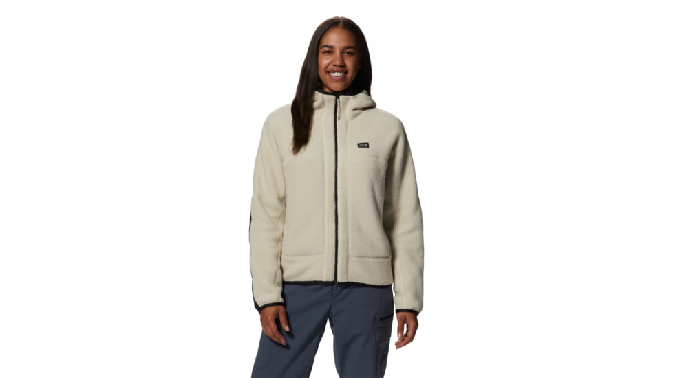 Mountain Hardwear HiCamp Fleece Full Zip Hoody - Womens, Wild Oyster, Small, 2002601284-Wild Oyster-S