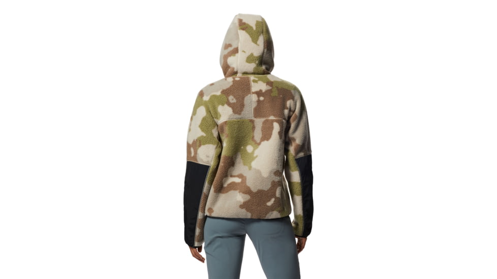 Mountain Hardwear HiCamp Fleece Full Zip Hoody - Womens, Wild Oyster Pin, Small, 2002601285-WS