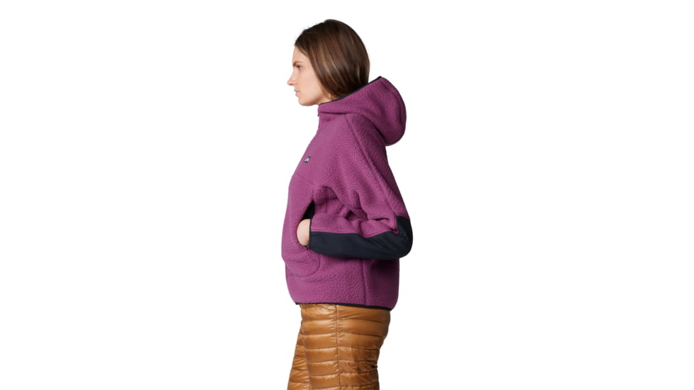 Mountain Hardwear HiCamp Fleece Hoody - Womens, Sugar Plum, Extra Large, 2104271527-XL