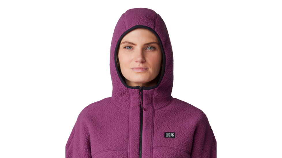Mountain Hardwear HiCamp Fleece Hoody - Womens, Sugar Plum, Extra Large, 2104271527-XL