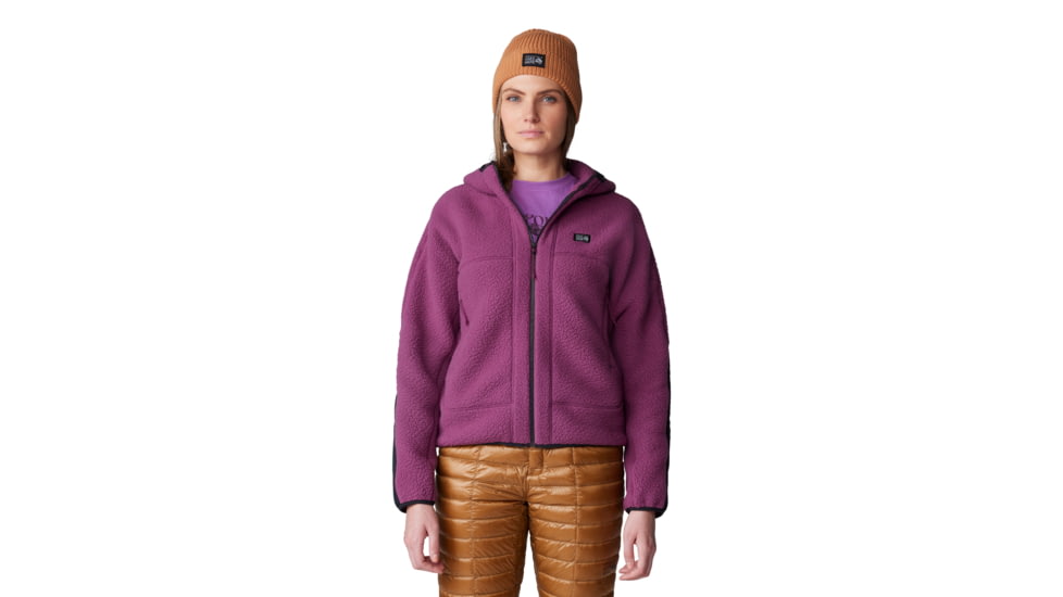 Mountain Hardwear HiCamp Fleece Hoody - Womens, Sugar Plum, Extra Large, 2104271527-XL
