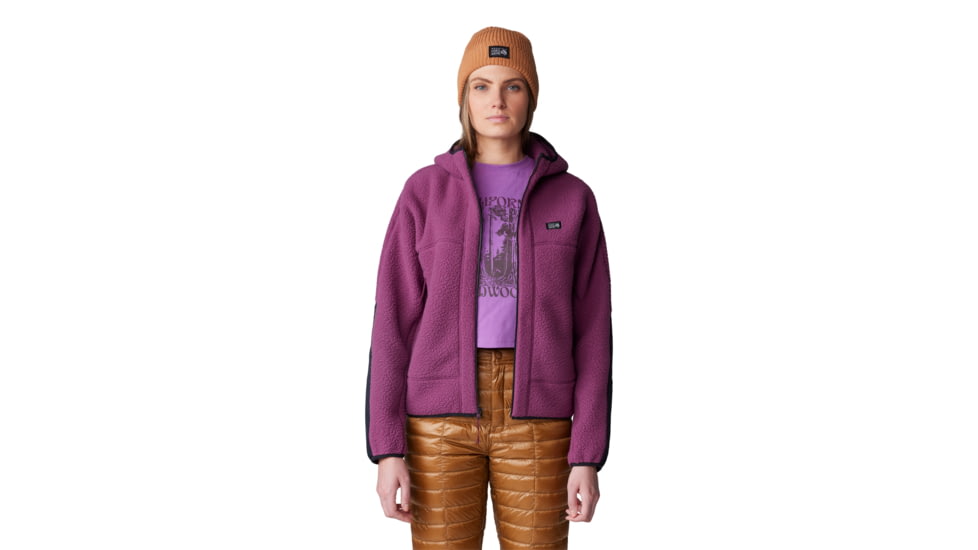 Mountain Hardwear HiCamp Fleece Hoody - Womens, Sugar Plum, Extra Large, 2104271527-XL