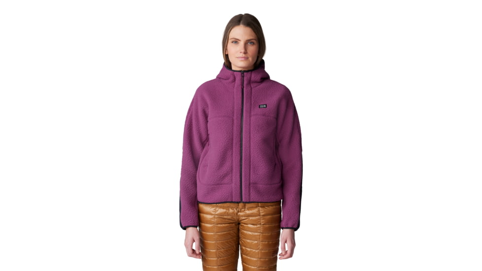 Mountain Hardwear HiCamp Fleece Hoody - Womens, Sugar Plum, Extra Large, 2104271527-XL