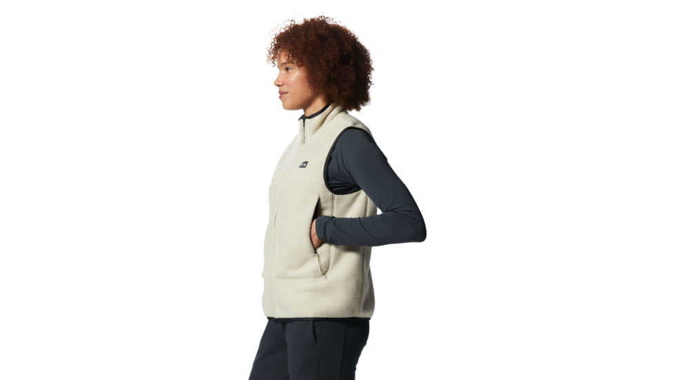 Mountain Hardwear HiCamp Fleece Vest - Womens, Wild Oyster, Medium, 2010031284-Wild Oyster-M