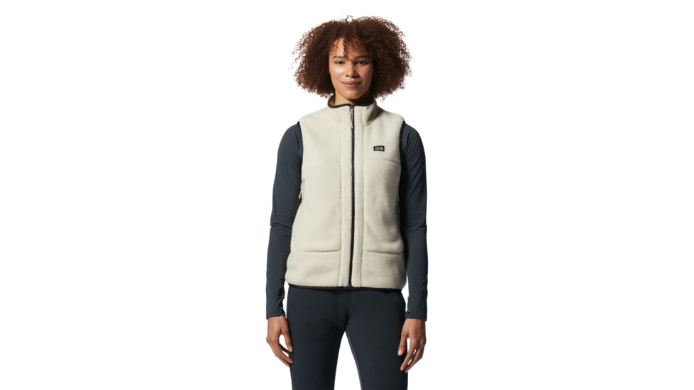 Mountain Hardwear HiCamp Fleece Vest - Women's, Medium, Wild Oyster, 2010031284-Wild Oyster-M