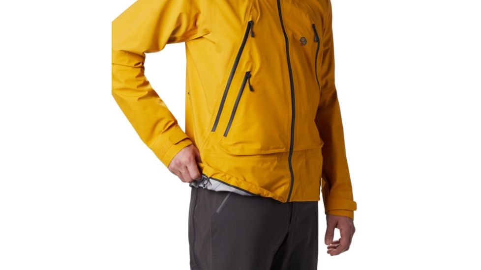 Mountain Hardwear High Exposure Gore-Tex C-Knit Jacket - Mens, Gold Hour, Large, 1851351750-L