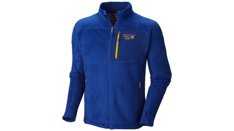 Mountain Hardwear Hoodless Monkey Man Grid Jacket - Men's-Azul-Large