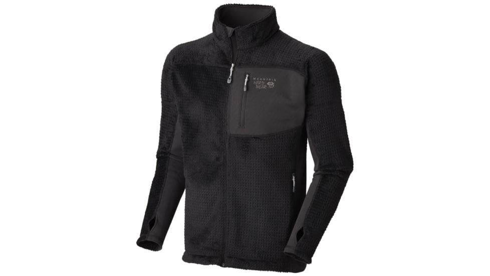 Mountain Hardwear Hoodless Monkey Man Grid Jacket - Men's-Black-Small