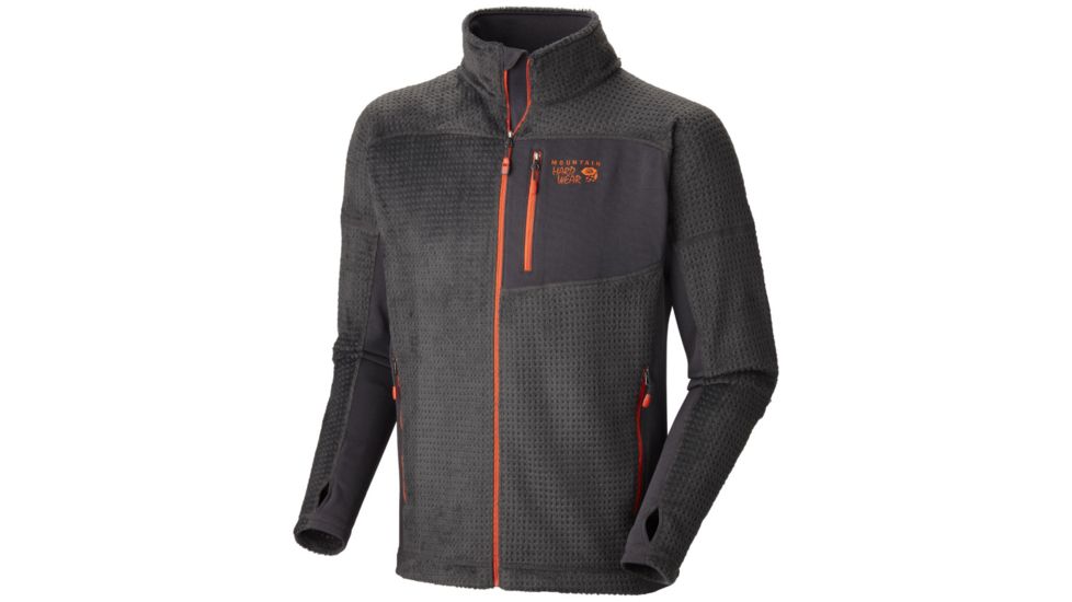 Mountain Hardwear Hoodless Monkey Man Grid Jacket - Men's-Shark-Small