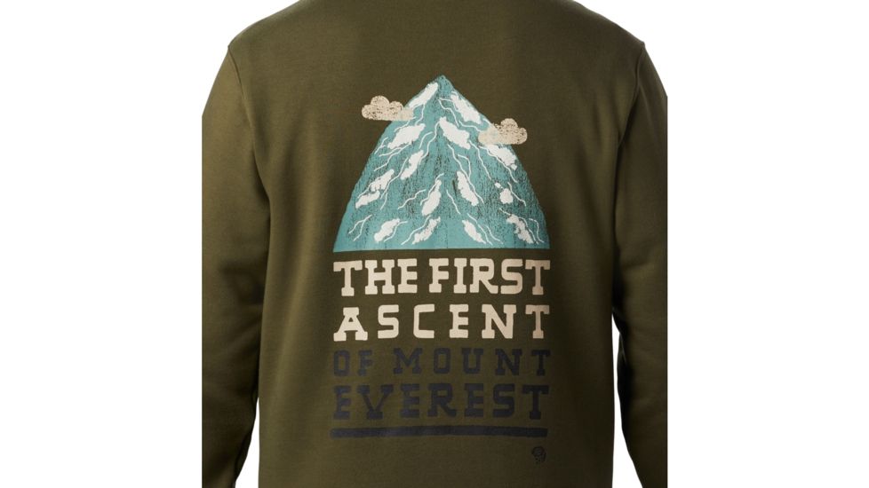 Mountain Hardwear Hotel Basecamp Pullover Hoody - Mens, Dark Army, Large, 1881411304-L