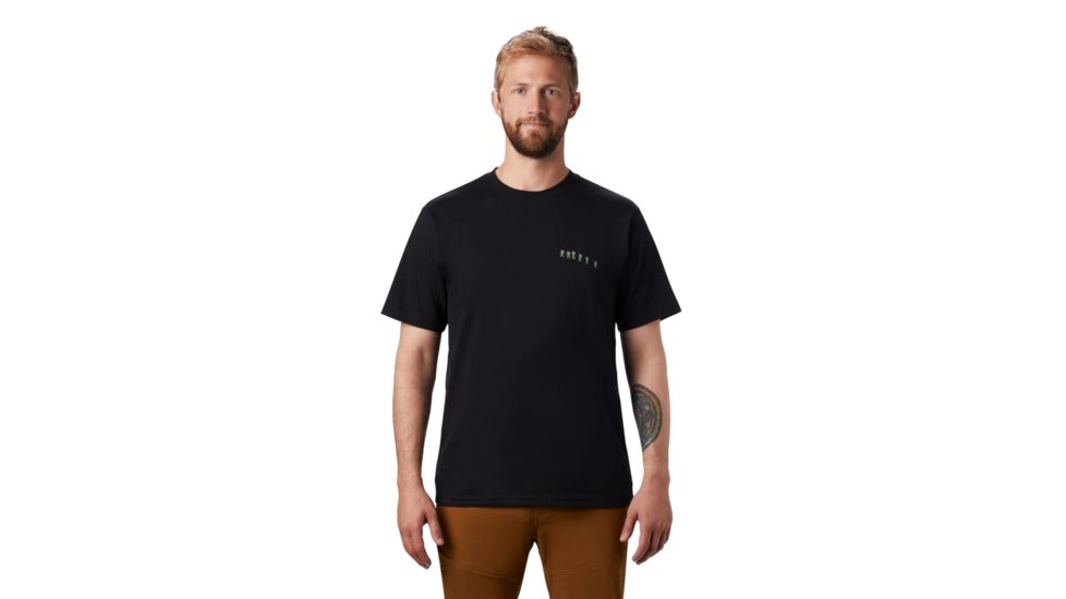 Mountain Hardwear Hotel Basecamp Short Sleeve T - Mens, Black, Large, 1881441010-L