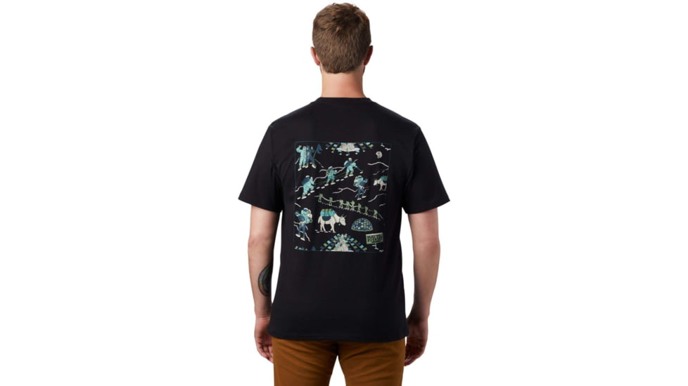 Mountain Hardwear Hotel Basecamp Short Sleeve T - Men's, Black, 2XL, 1881441010-XXL