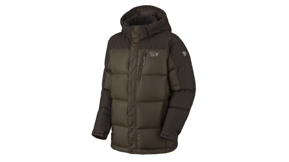 Mountain Hardwear Hunker Down Parka - Men's-Otter/Cordova-Small