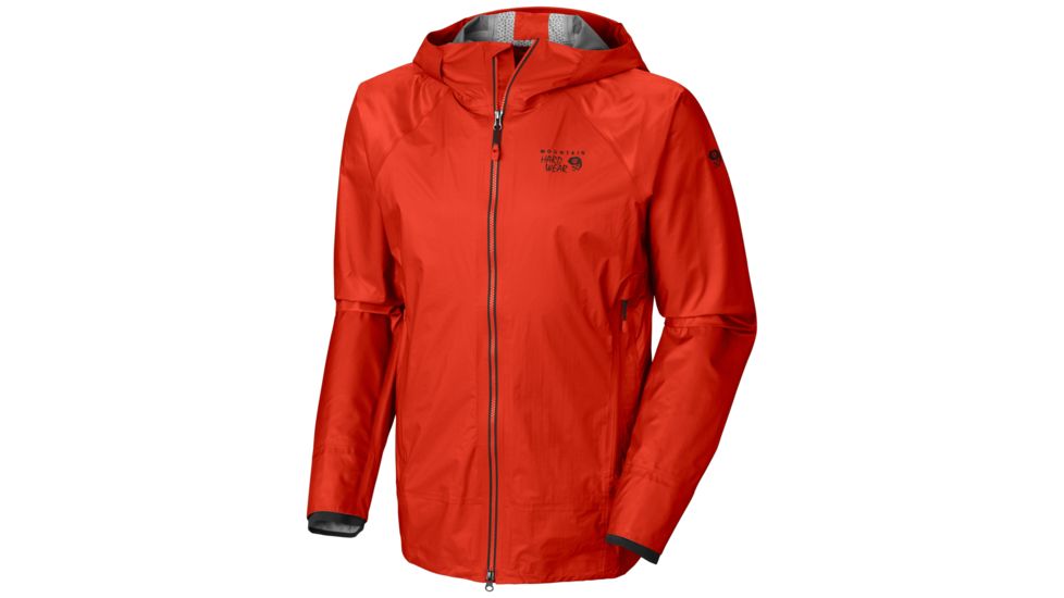 Mountain Hardwear Hyaction Jacket - Men's-State Orange-Small