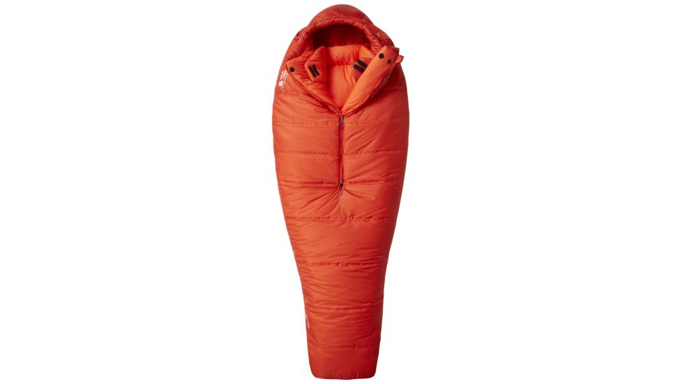 Mountain Hardwear HyperLamina Torch 0 Sleeping Bag (Synthetic) -Flame-Regular-Left