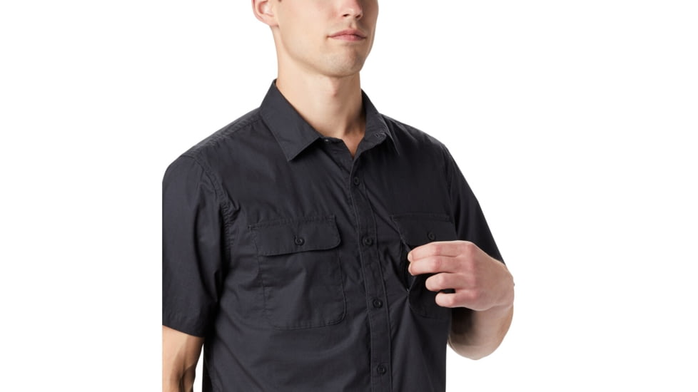 Mountain Hardwear J Tree Short Sleeve Shirt - Mens, Dark Storm, Large, 1879051004-L