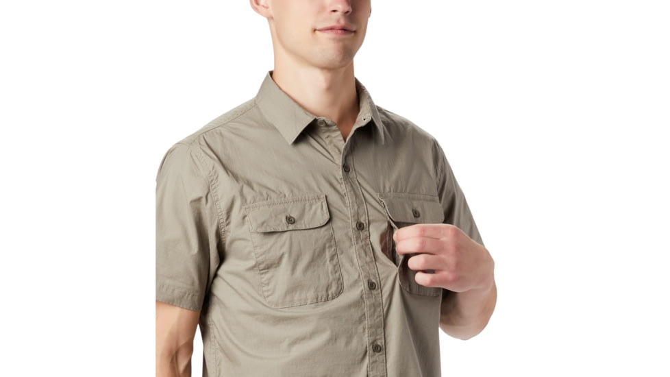 Mountain Hardwear J Tree Short Sleeve Shirt - Mens, Dunes, Large, 1879051262-L
