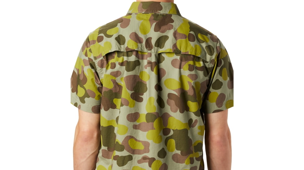 Mountain Hardwear J Tree Short Sleeve Shirt - Mens, Field Camo, Medium, 1879051355-M