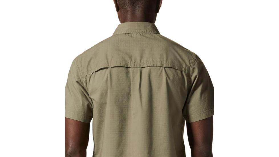 Mountain Hardwear J Tree Short Sleeve Shirt - Mens, Stone Green, Small, 1879051397-S
