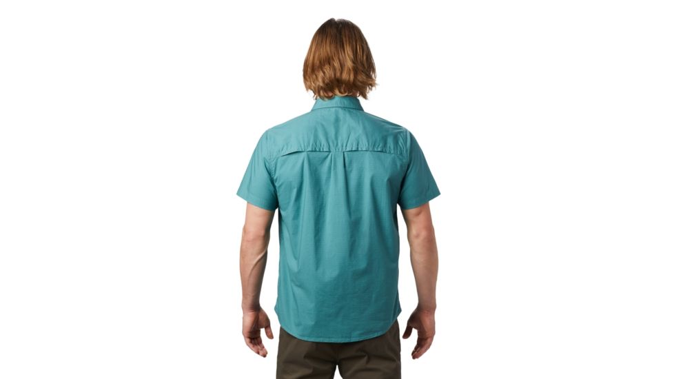 Mountain Hardwear J Tree Short Sleeve Shirt - Mens, Washed Turq, Medium, 1879051447-M