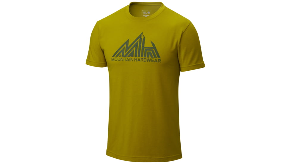 Mountain Hardwear Jagged MTN Short Sleeve T - Men's-Python Green-Small