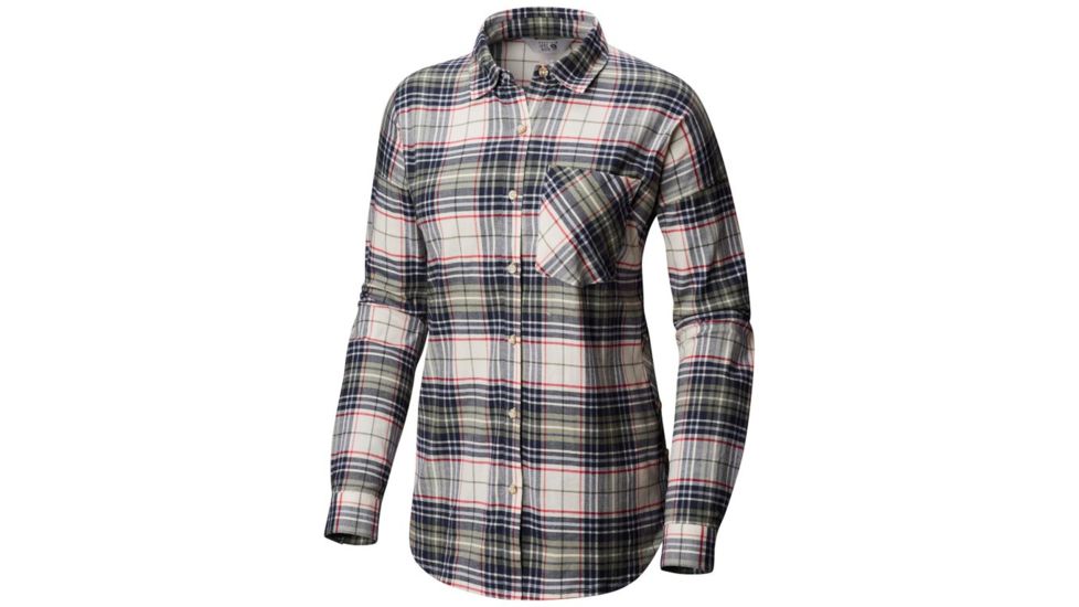 Mountain Hardwear Karsee Long Sleeve Flannel Shirt - Womens, Cotton, Extra Small, 1795361104-XS