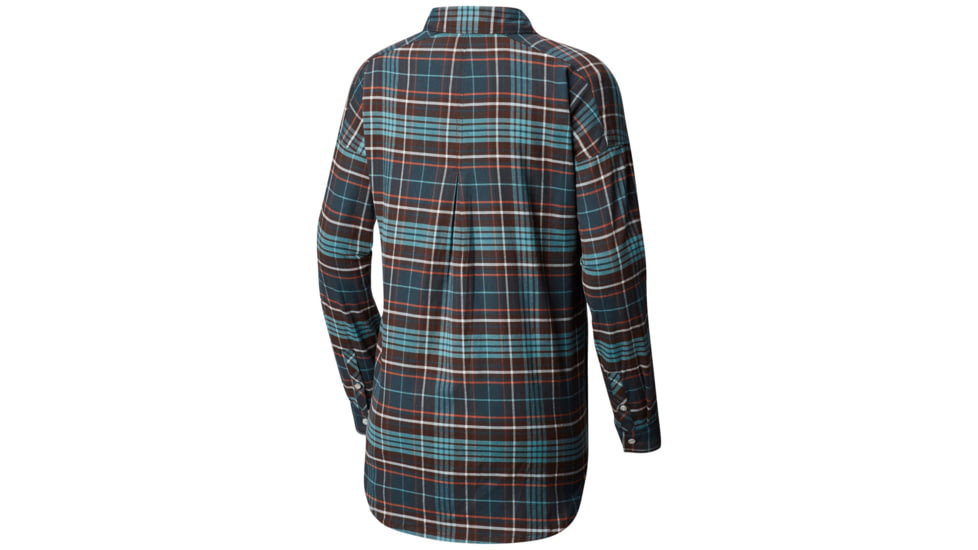 Mountain Hardwear Karsee Long Sleeve Shirt, Blue Spruce, XS, 1795361310-XS