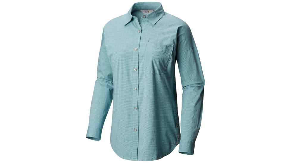 Mountain Hardwear Karsee Long Sleeve Shirt, Washed Out Blue, XS, 1795361416-XS
