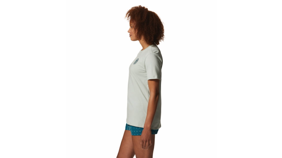 Mountain Hardwear Kea Earth Short Sleeve Tee - Womens, Cactus White, Extra Small, 2025251384-Cactus White-XS