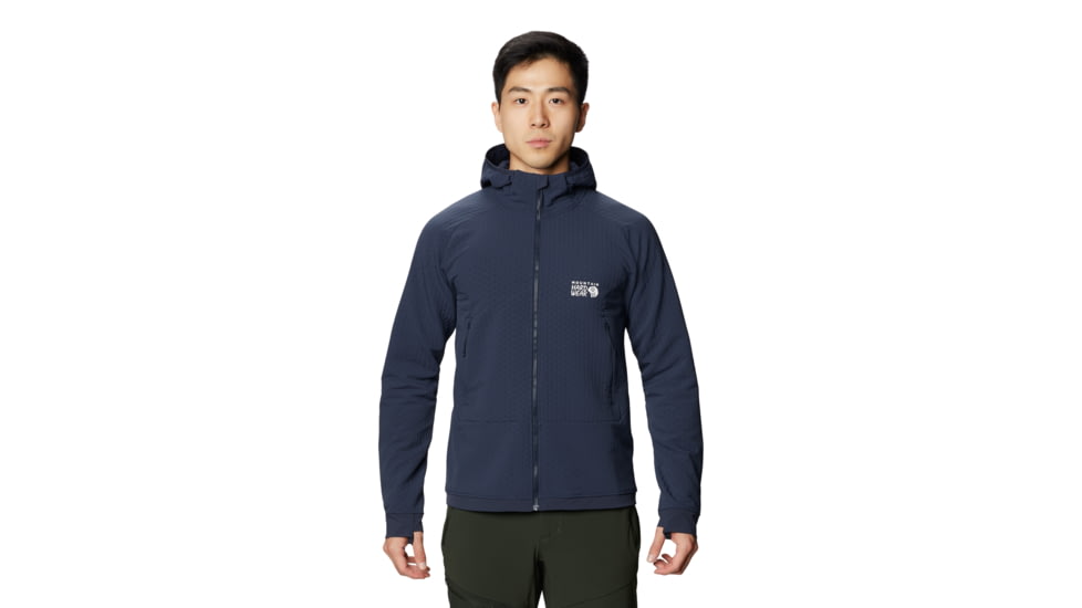 Mountain Hardwear Keele Ascent Hoody - Men's, Dark Zinc, Medium, OM8956406-M