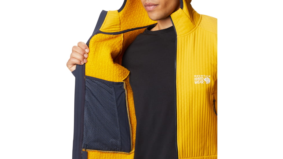 Mountain Hardwear Keele Ascent Hoody - Men's, Gold Hour, Large, OM8956750-L