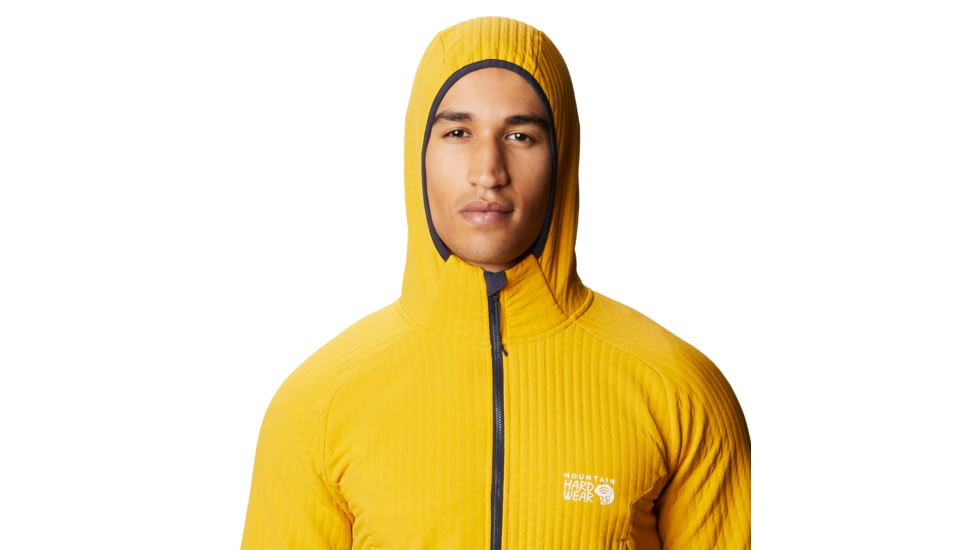 Mountain Hardwear Keele Ascent Hoody - Men's, Gold Hour, Large, OM8956750-L