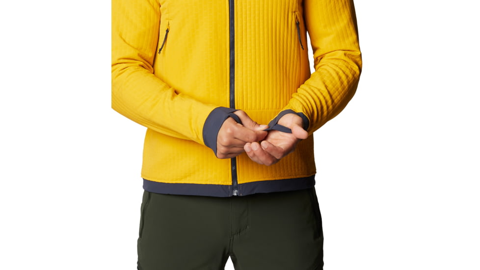 Mountain Hardwear Keele Ascent Hoody - Men's, Gold Hour, Large, OM8956750-L
