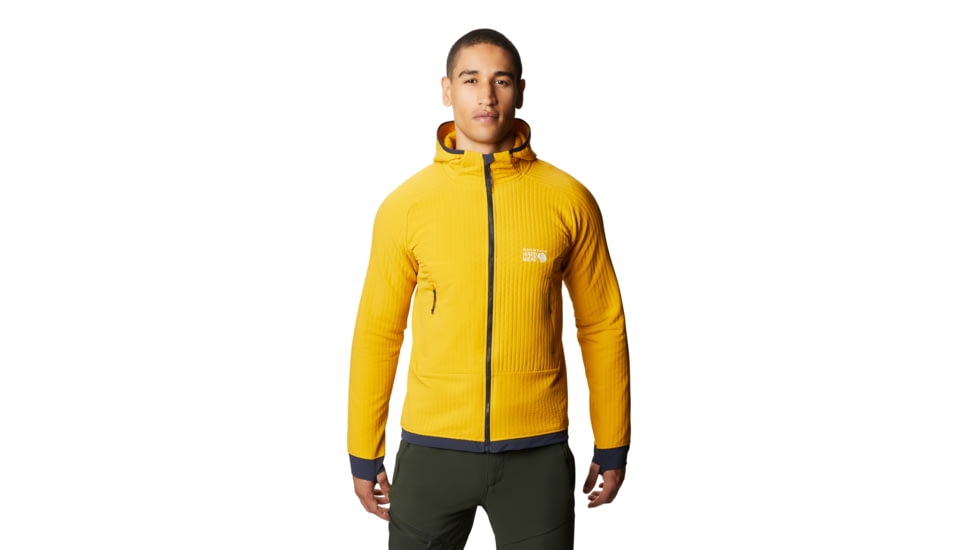 Mountain Hardwear Keele Ascent Hoody - Men's, Gold Hour, Large, OM8956750-L