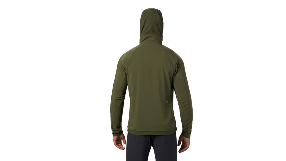 Mountain Hardwear Keele Hoody - Men's, Dark Army, Medium, OM8737304-M